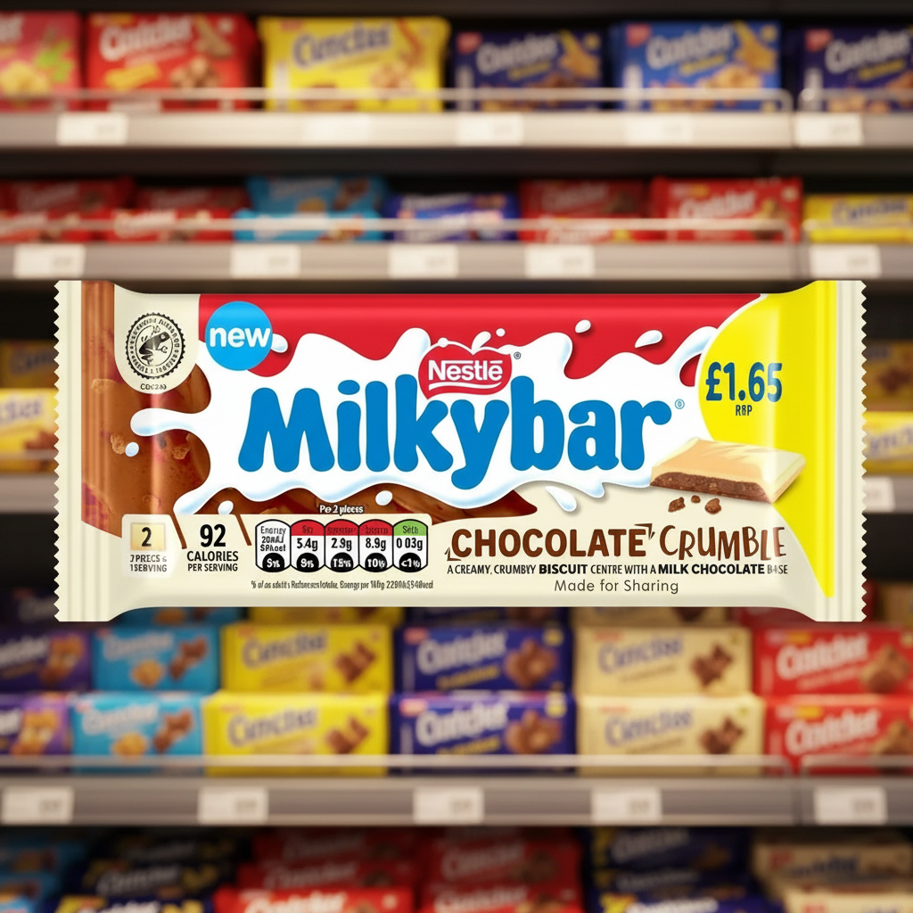 25 x Milkybar Biscuit Chocolate Sharing Bar - 84GM