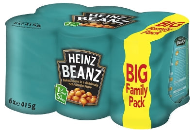 Heinz Baked Beans 6Pk - 415G