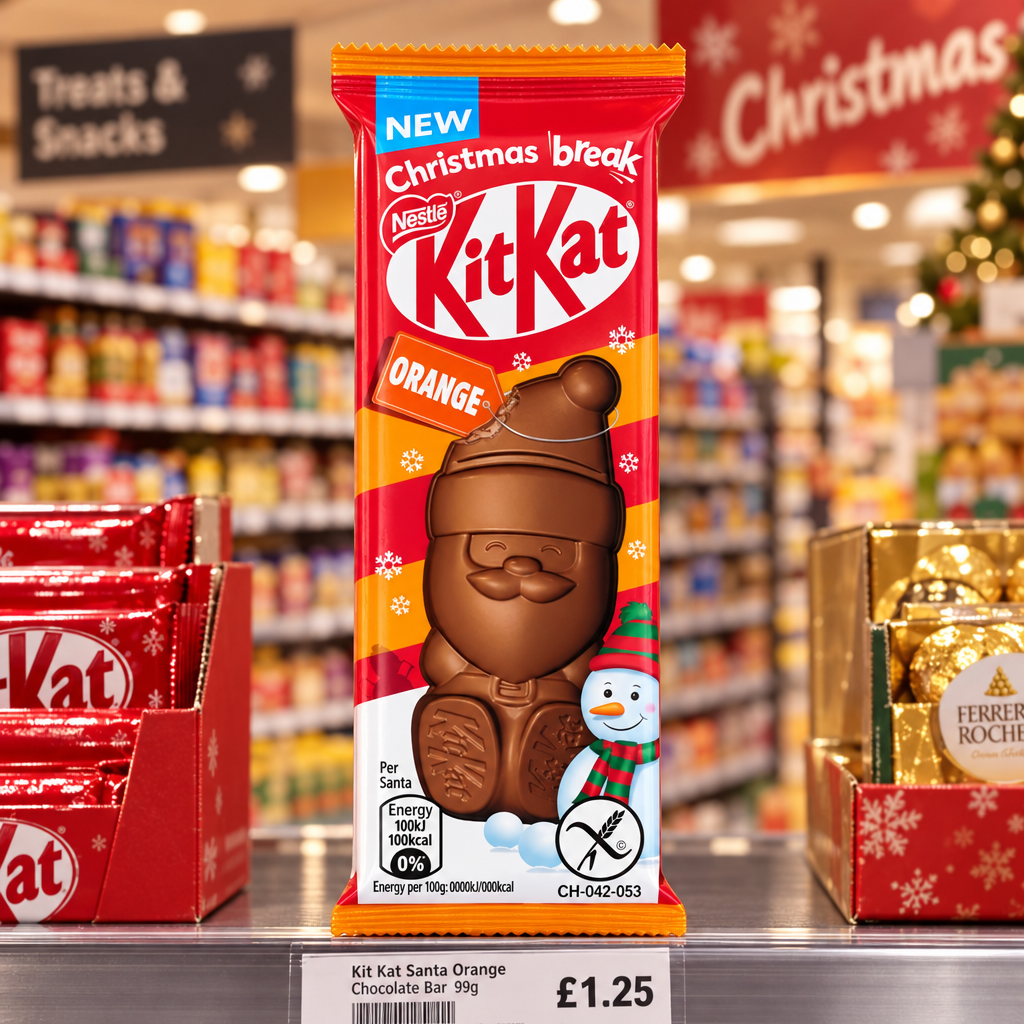 30 X Kit Kat Santa Orange - 29Gm