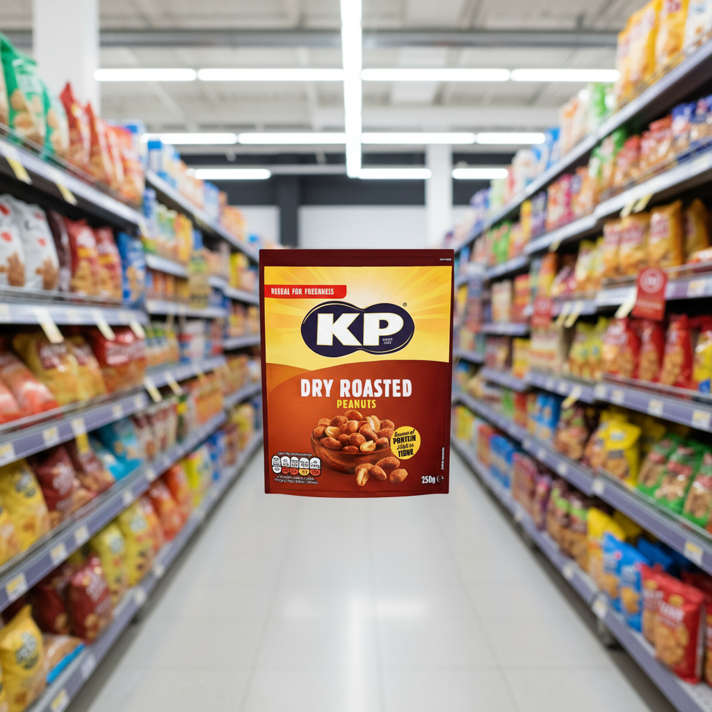 12 x Kp Dry Roasted Peanuts 250G