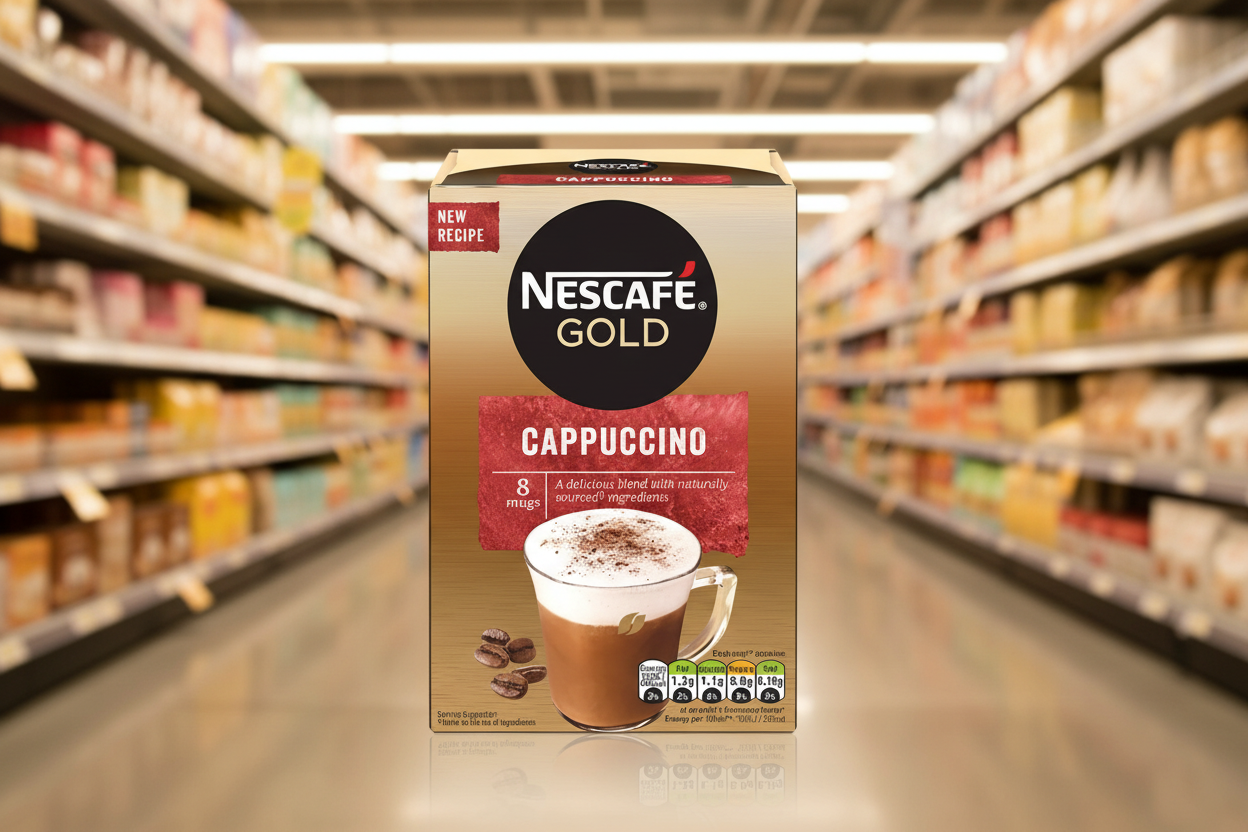 6 x Nescafé Gold Cappuccino Coffee, 8 Sachets X 17G