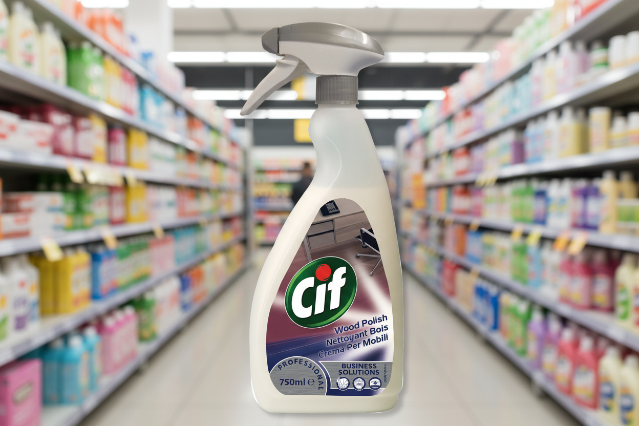 6 x Cif Professional Wood Polish 750Ml