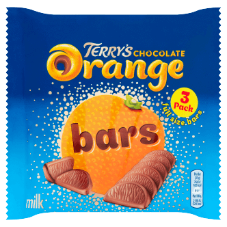 Terrys Chocolate Orange Milk Bars 3 Pack 105Gm