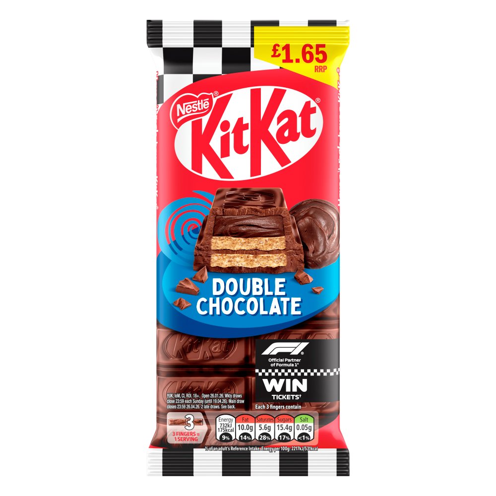 15 X Kit Kat Double Chocolate Block - 99Gm