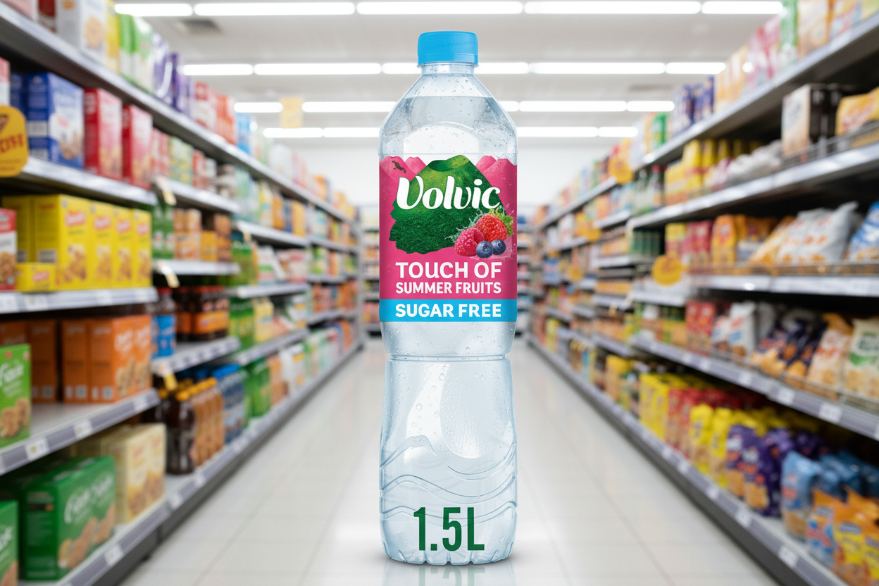 6 x Volvic Touch Of Fruit Sugar Free Summer Fruits 1.5L