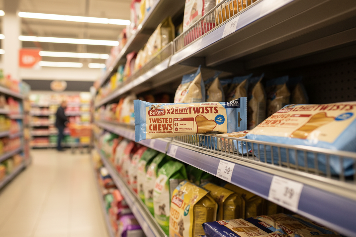 10 x Purina Bakers Meaty Twist Medium Treats 180g