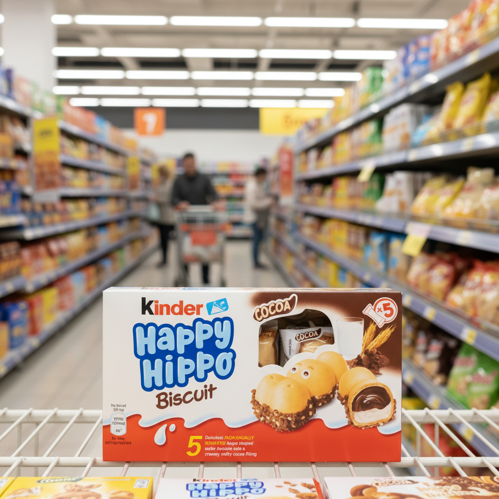 10 x Kinder Happy Hippo Cocoa 104g