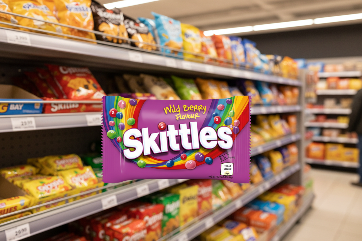 36 x Skittles Wildberry Bag 45Gm