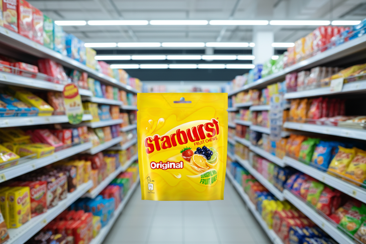 12 X Starburst Original Fruits Pouch 138Gm