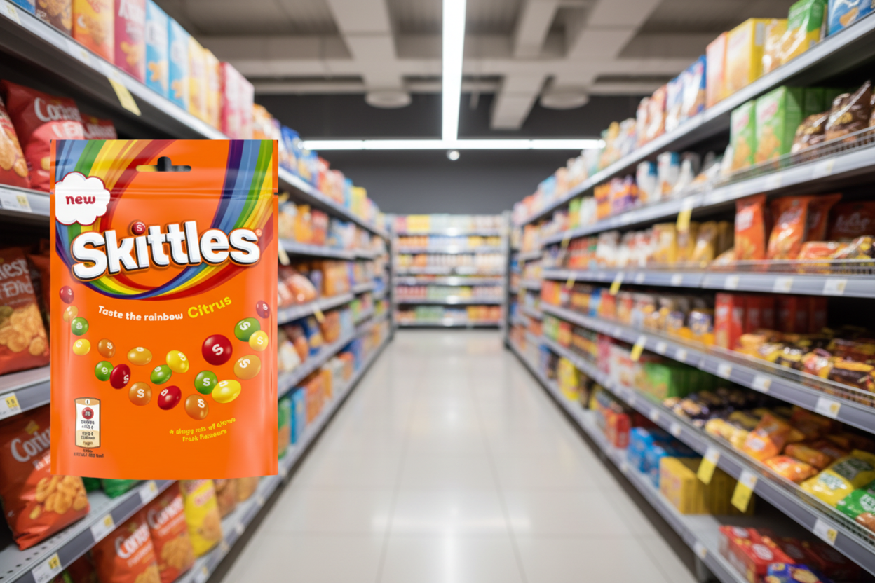 15 x Skittles Citrus Pouch Bag - 136G