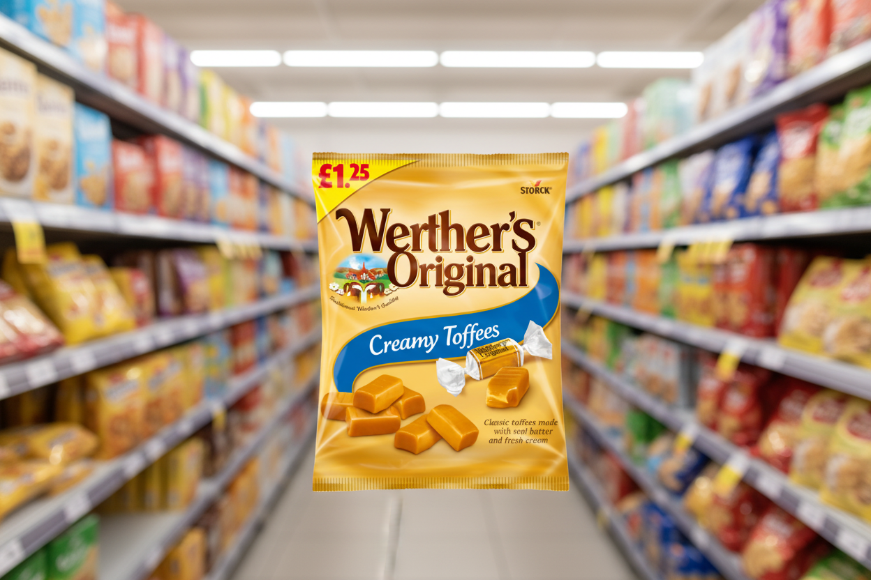 12 x Werthers Creamy Toffee Bag - 110Gm