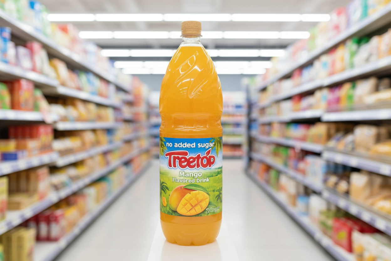 6 x Treetop No Added Sugar Orange 2 Litre