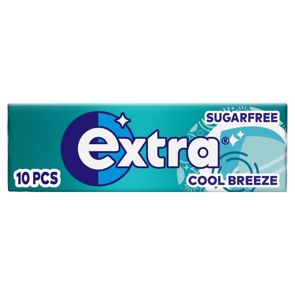30 x Extra Cool Breeze Sugarfree Chewing Gum 10 Pieces