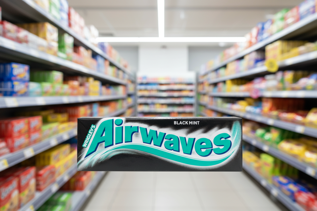 30 x Airwaves Black Mint Gum 10 Pce