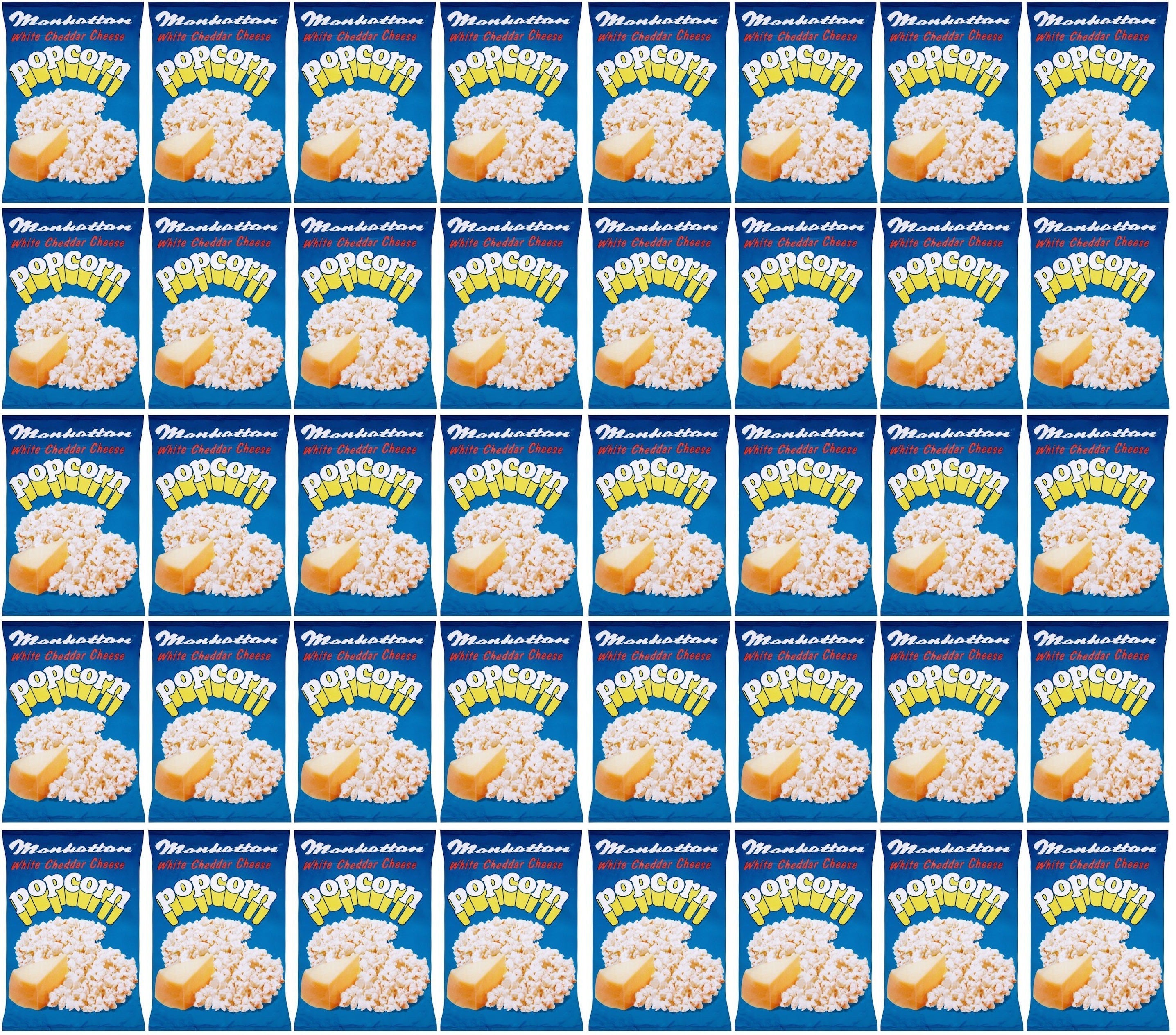 40 x Manhattan White Cheddar Cheese Popcorn 30G