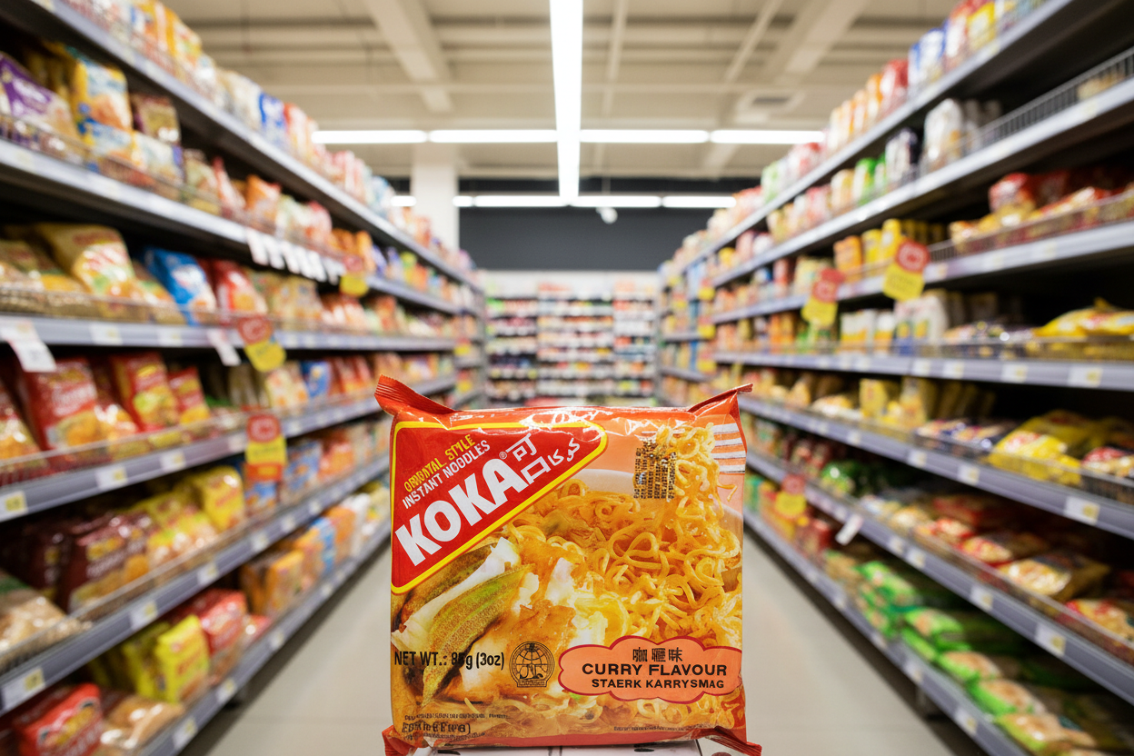 30 x Koka The Original Curry Flavour Oriental Instant Noodles 85G