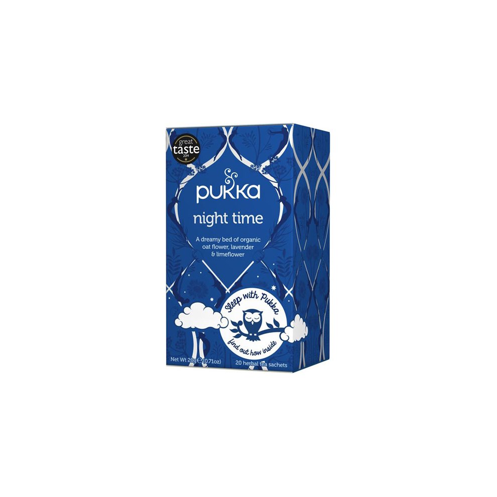 Pukka Organic Night Time 20 Herbal Tea Sachets