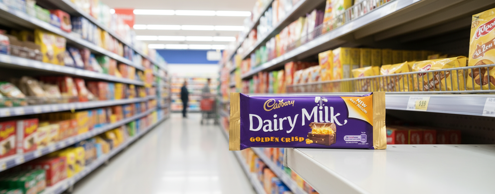 48 x Cadbury Dairy Milk Golden Crisp 54G