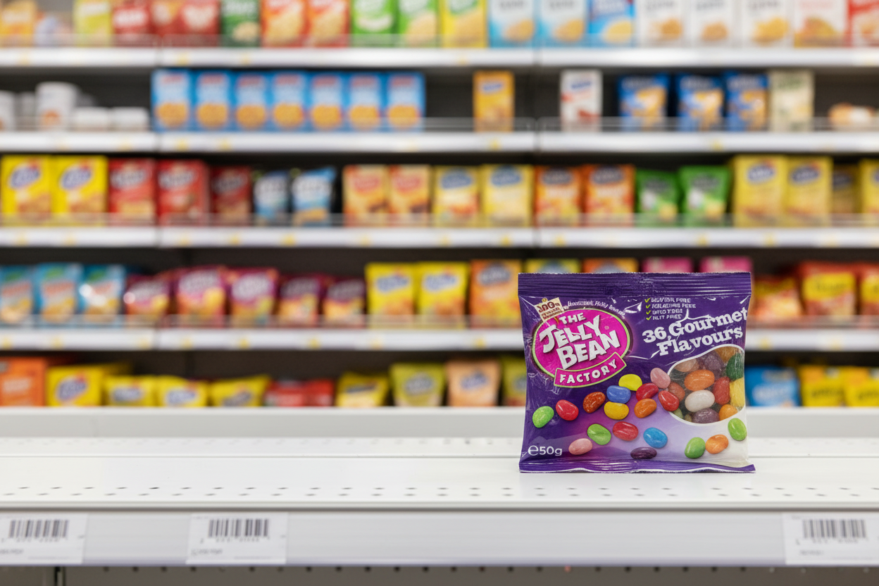 24 x The Jelly Bean Factory 36 Huge Flavours Gourmet Jelly Beans