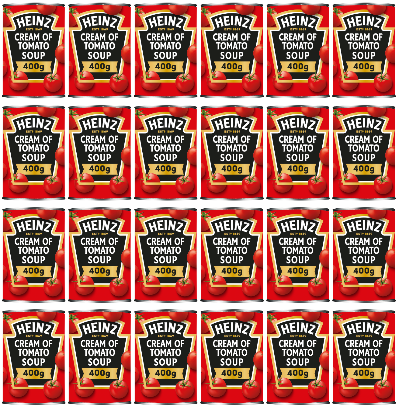 24 x Heinz Soups Tomato 400G
