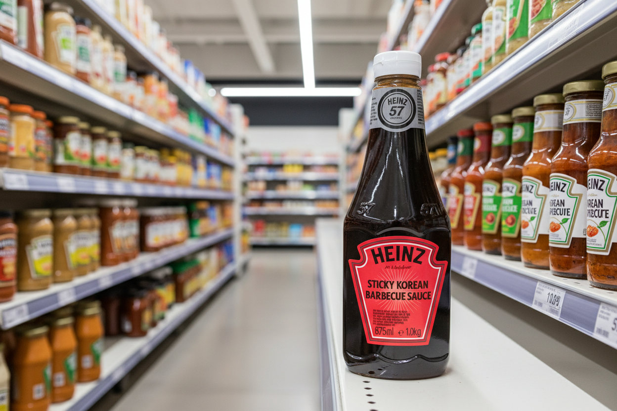 6 x Heinz Sticky Korean Barbecue Sauce 1.0Kg