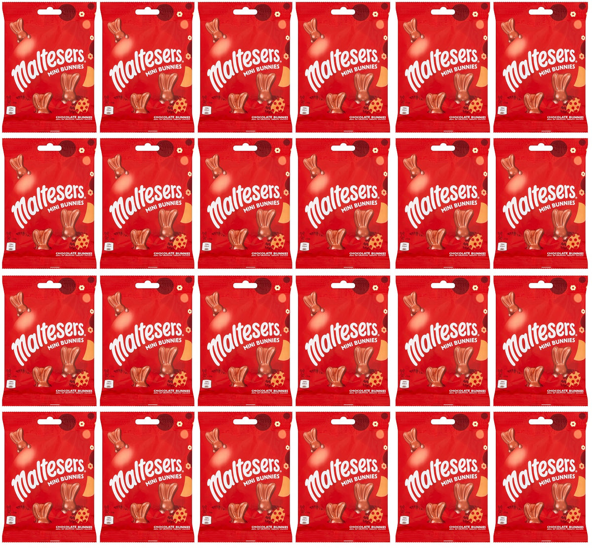 24 X Malteser Minibunny Clipstrip - 58Gm