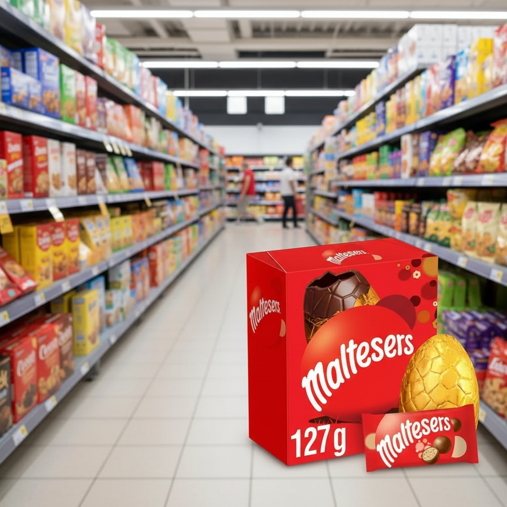 9 x Maltesers Milk Chocolate Medium Easter Egg - 127GM