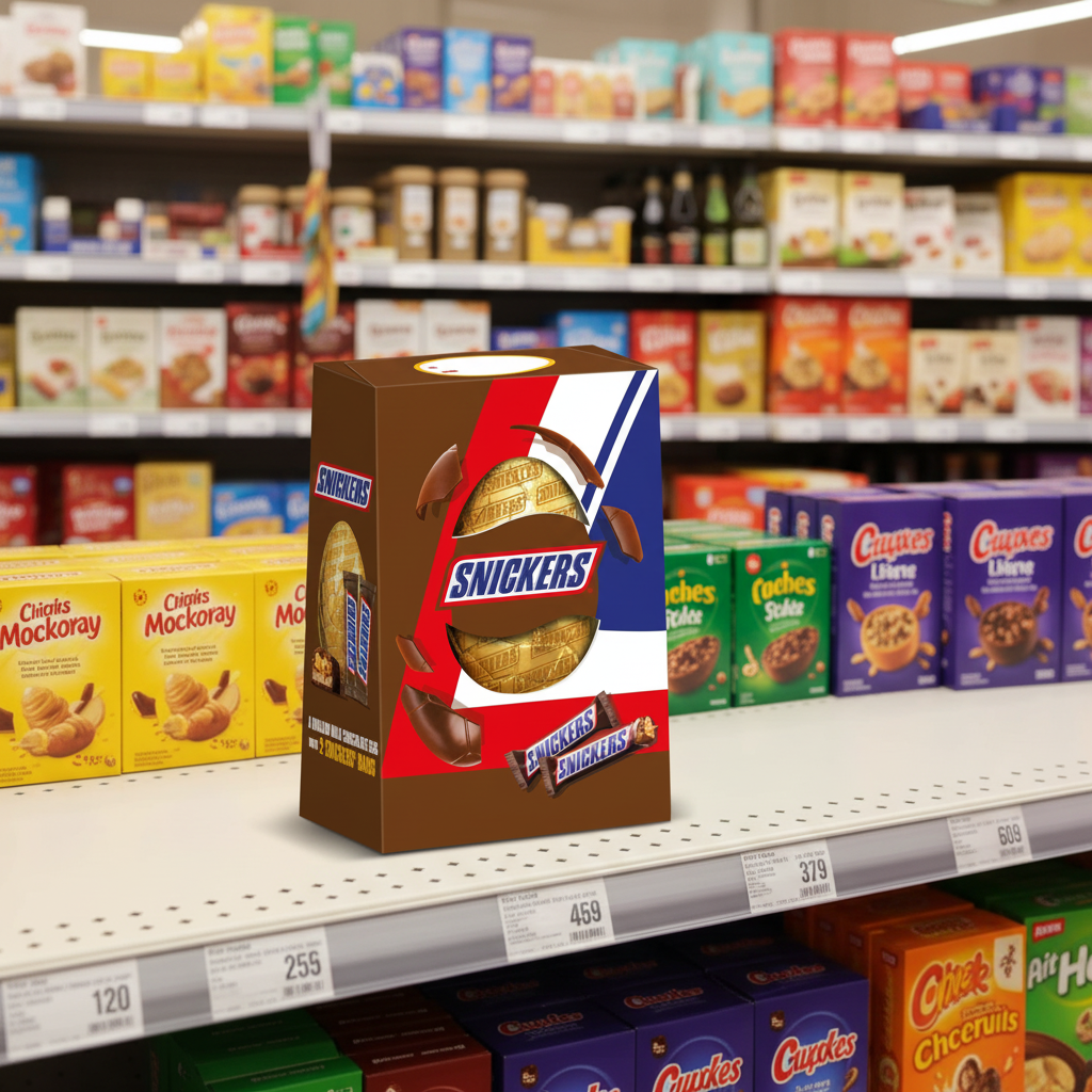 6 X Snickers Extra Large Easter Egg - 216Gm