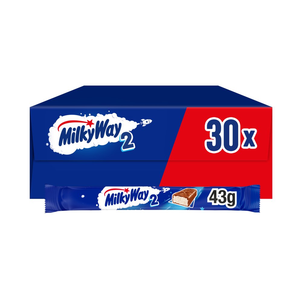 30 X Milky Way Chocolate Twin Bar - 43Gm