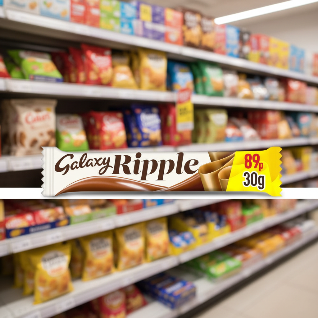 36 X Galaxy Ripple Chocolate Bar - 30Gm