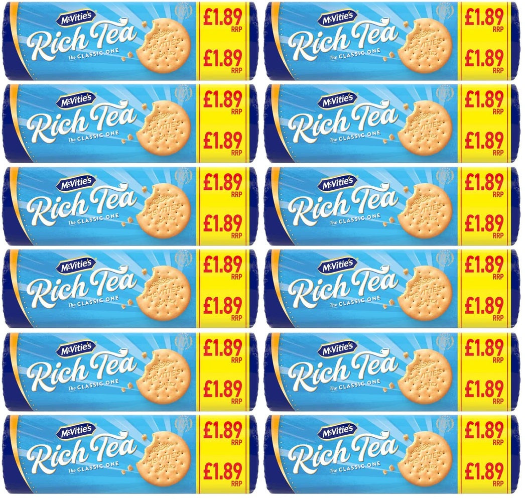 12 x Mcvities Rich Tea - 300GM