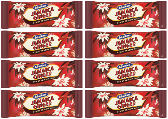 8 x McVities Jamaica Ginger Cake 342Gm