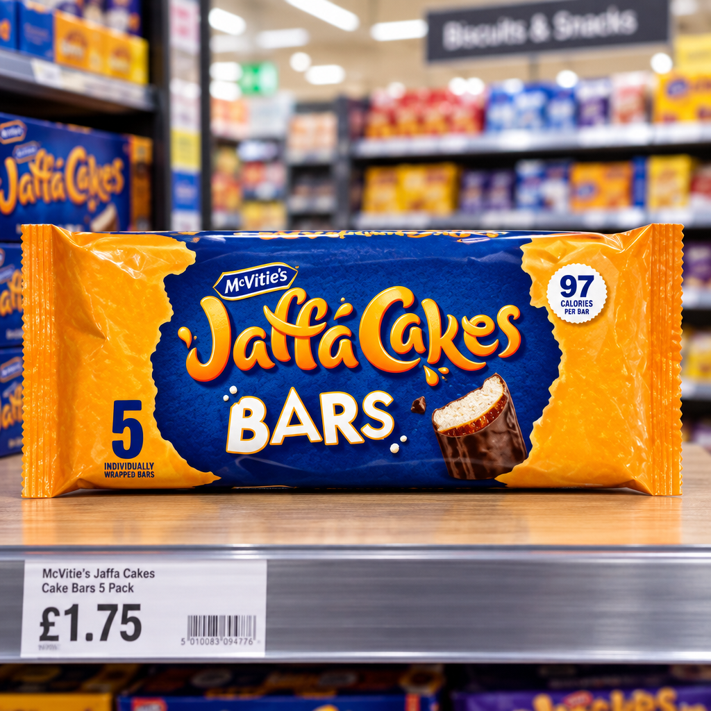12 x Mcvities Jaffa Cakes 5 Cake Bars 5'S