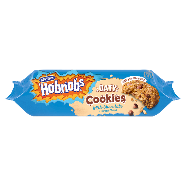 12 X Mcvities Nob Oaty Cookies Milk Chocolate - 155Gm
