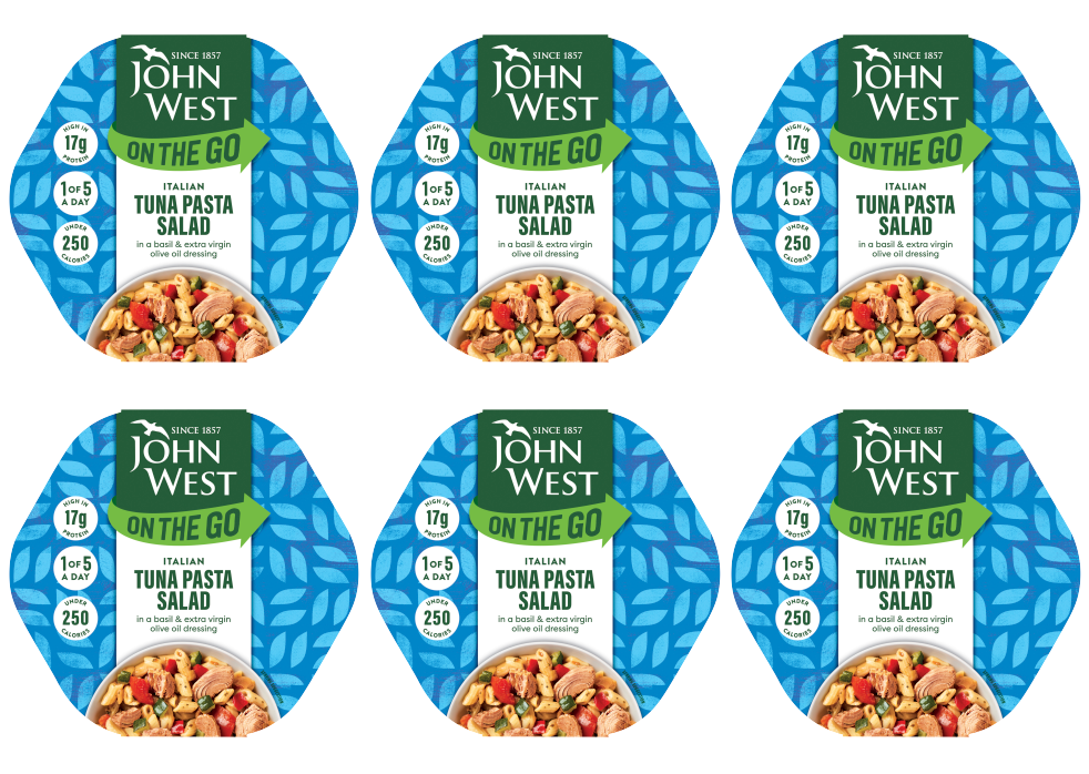 6 x John West Tuna Lunch On The Goitalian 220Gm