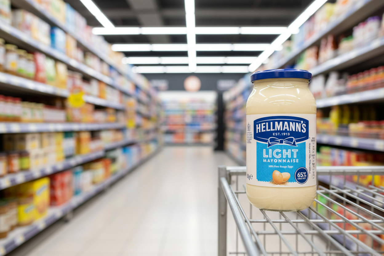 12 x Hellmanns Mayo Light 400G