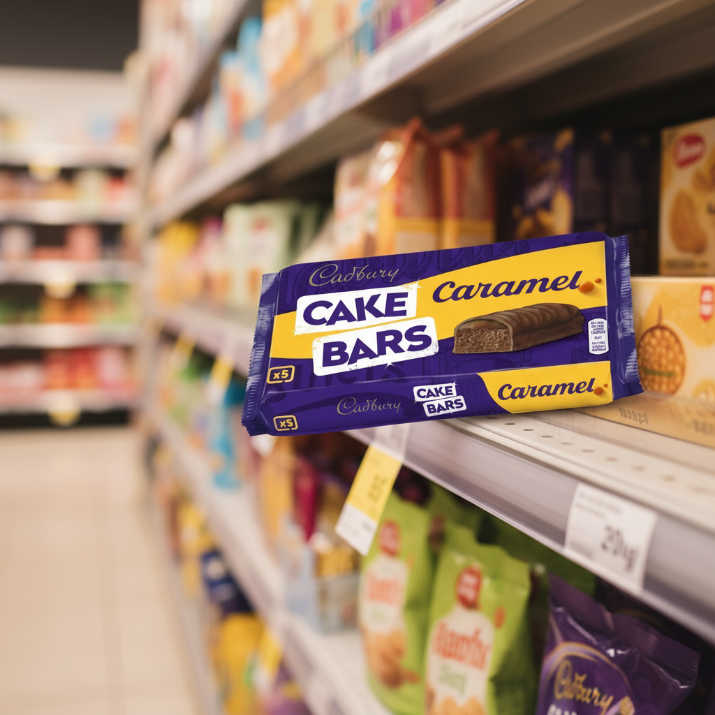 12 x Cadbury Caramel Cake Bar 5Pk - 5