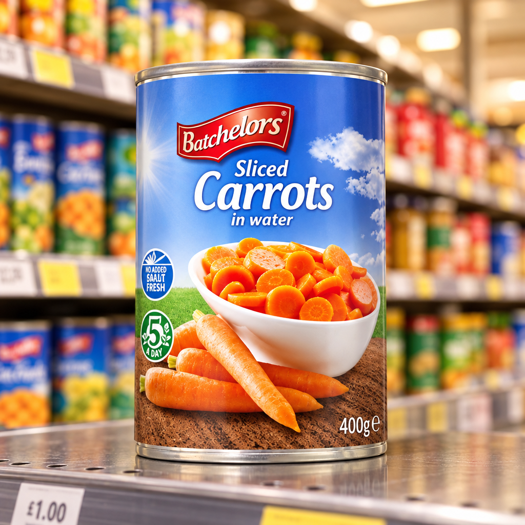 12 x Batchelors Sliced Carrots - 400G