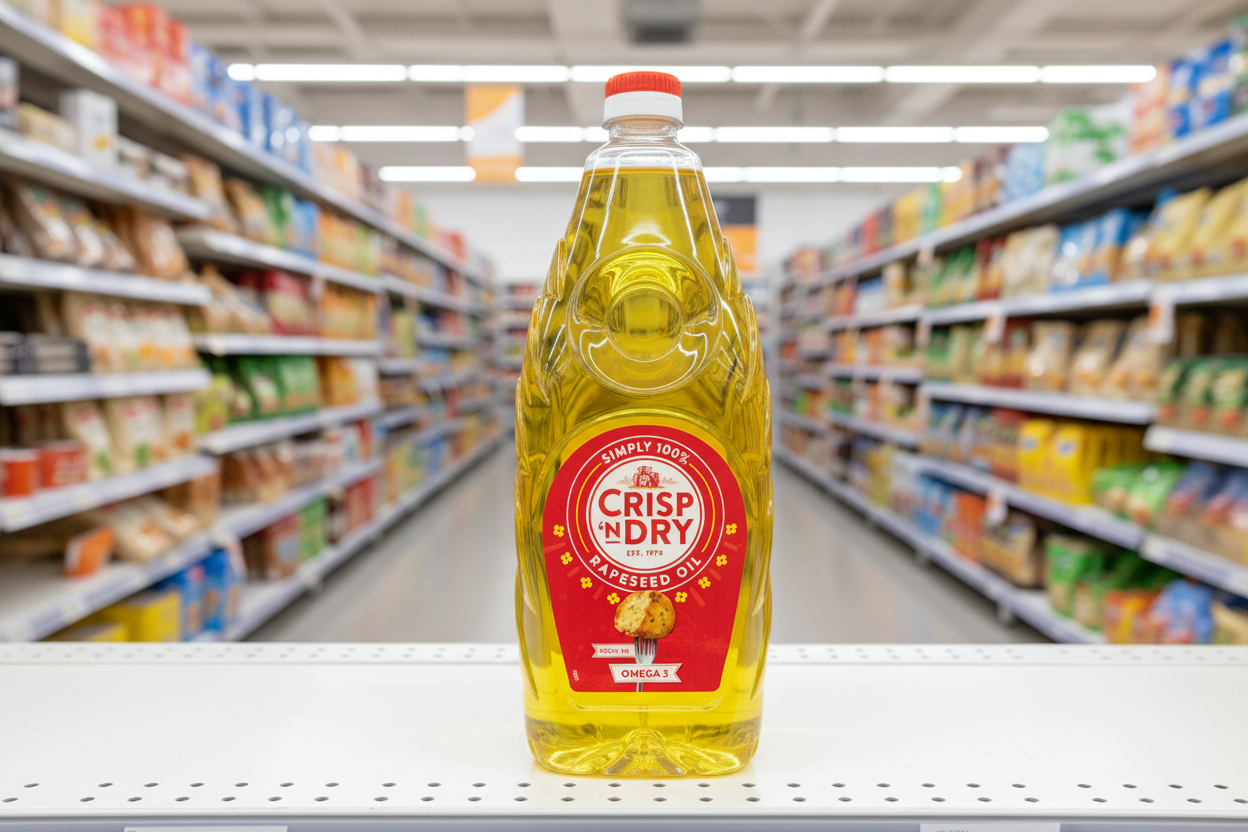 2 x Crisp N Dry Vegetable Oil 2 Litre (4 Litres)