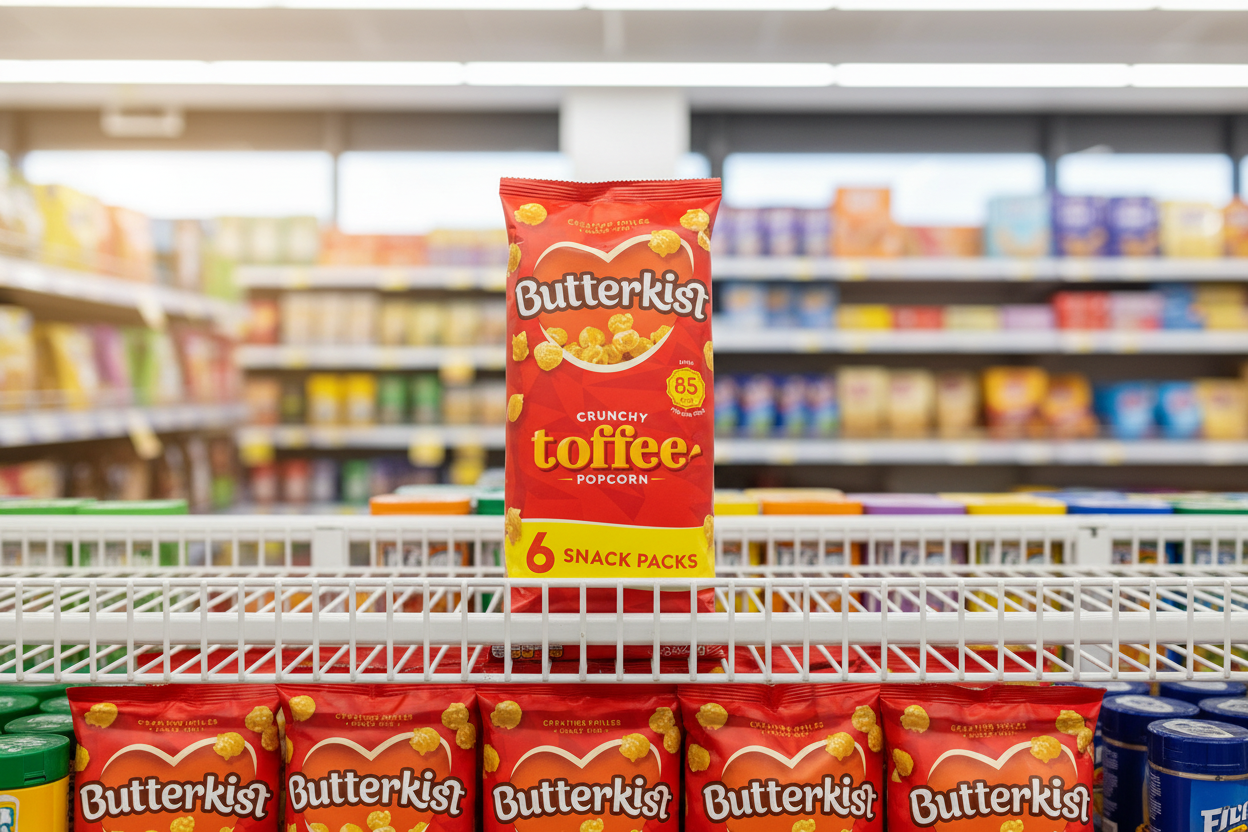 72 x Butterkist Popcorn Toffee 20G