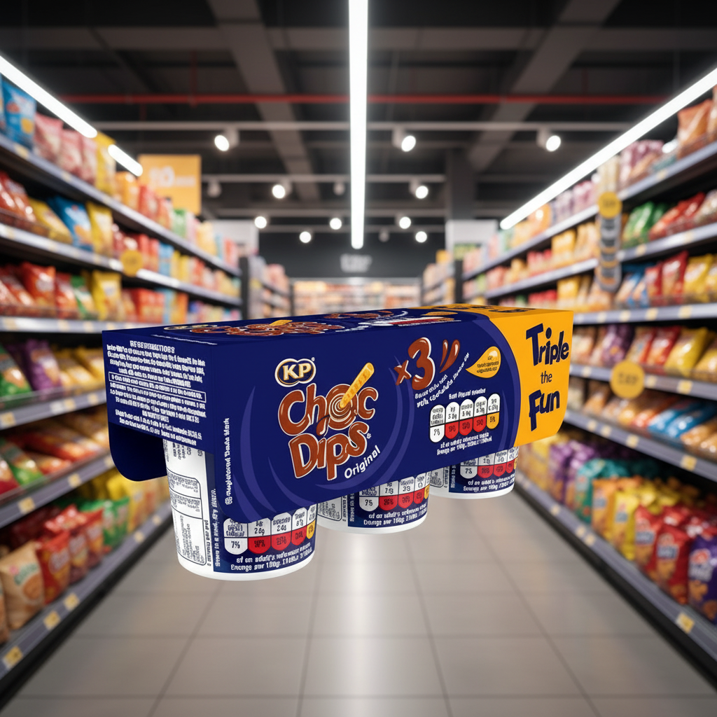 8 x Kp Choc Dips Triple Pack 84Gm