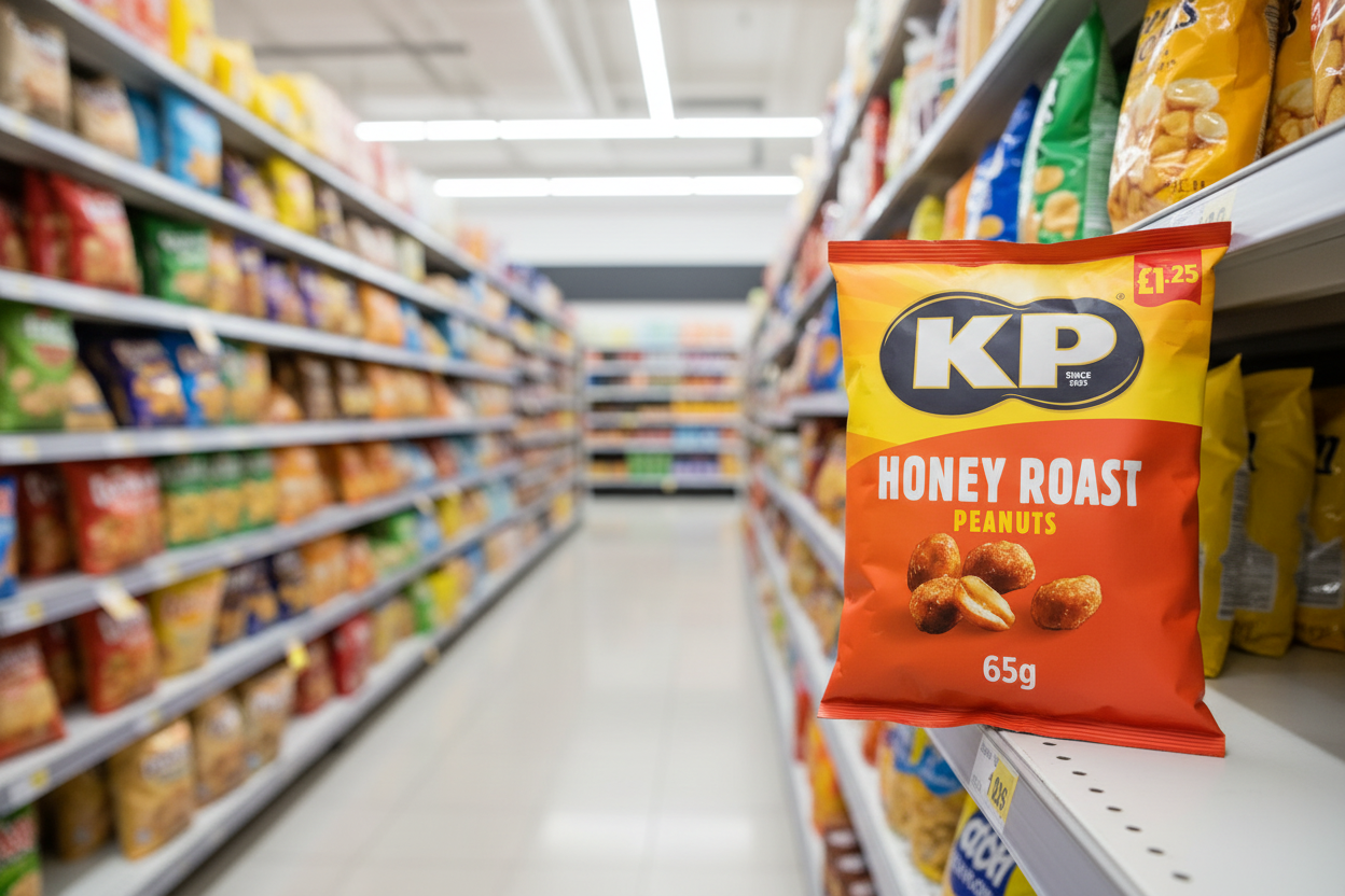 16 x Kp Honey Roasted Peanuts - 65GM
