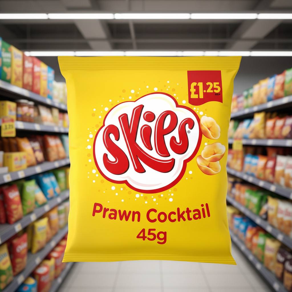 16 x Kp Skips Prawn Cocktail - 45GM