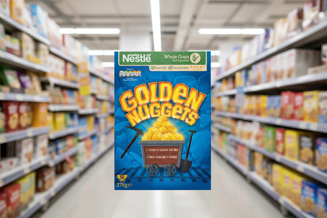 9 x Nestle Golden Nuggets 375Gm