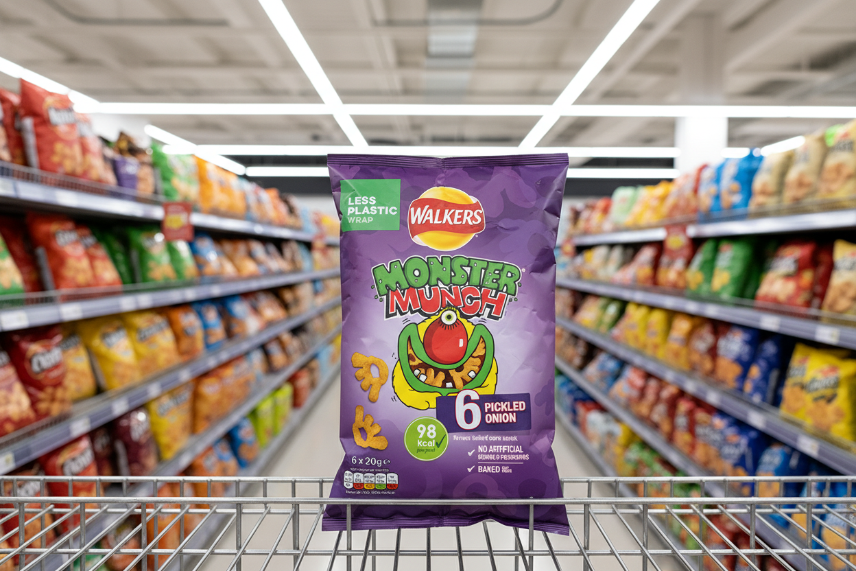 Monster Munch Pickled Onion 6Pk 22Gm