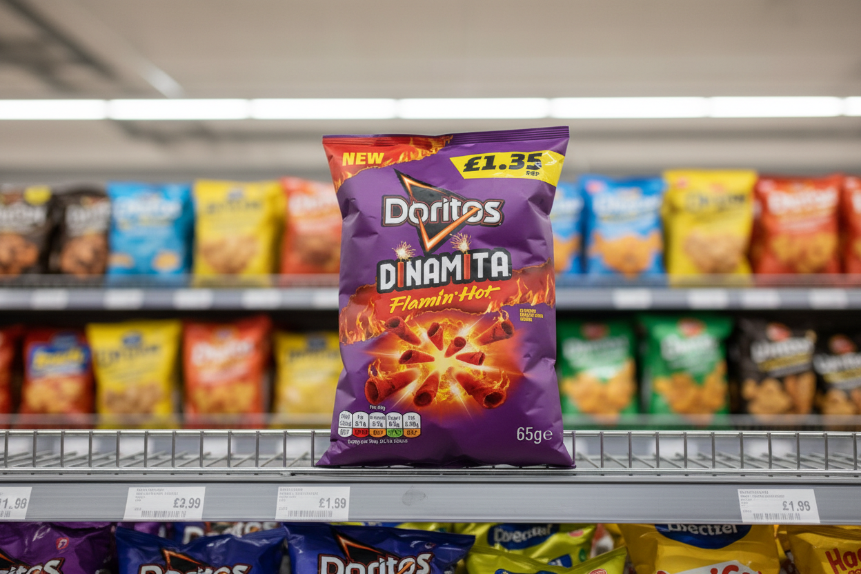 20 x Doritos Dinamita Extra Flamin' Hot - 65GM