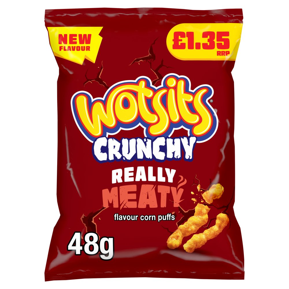 15 X Wotsits Crunchy Really Meaty - 48Gm