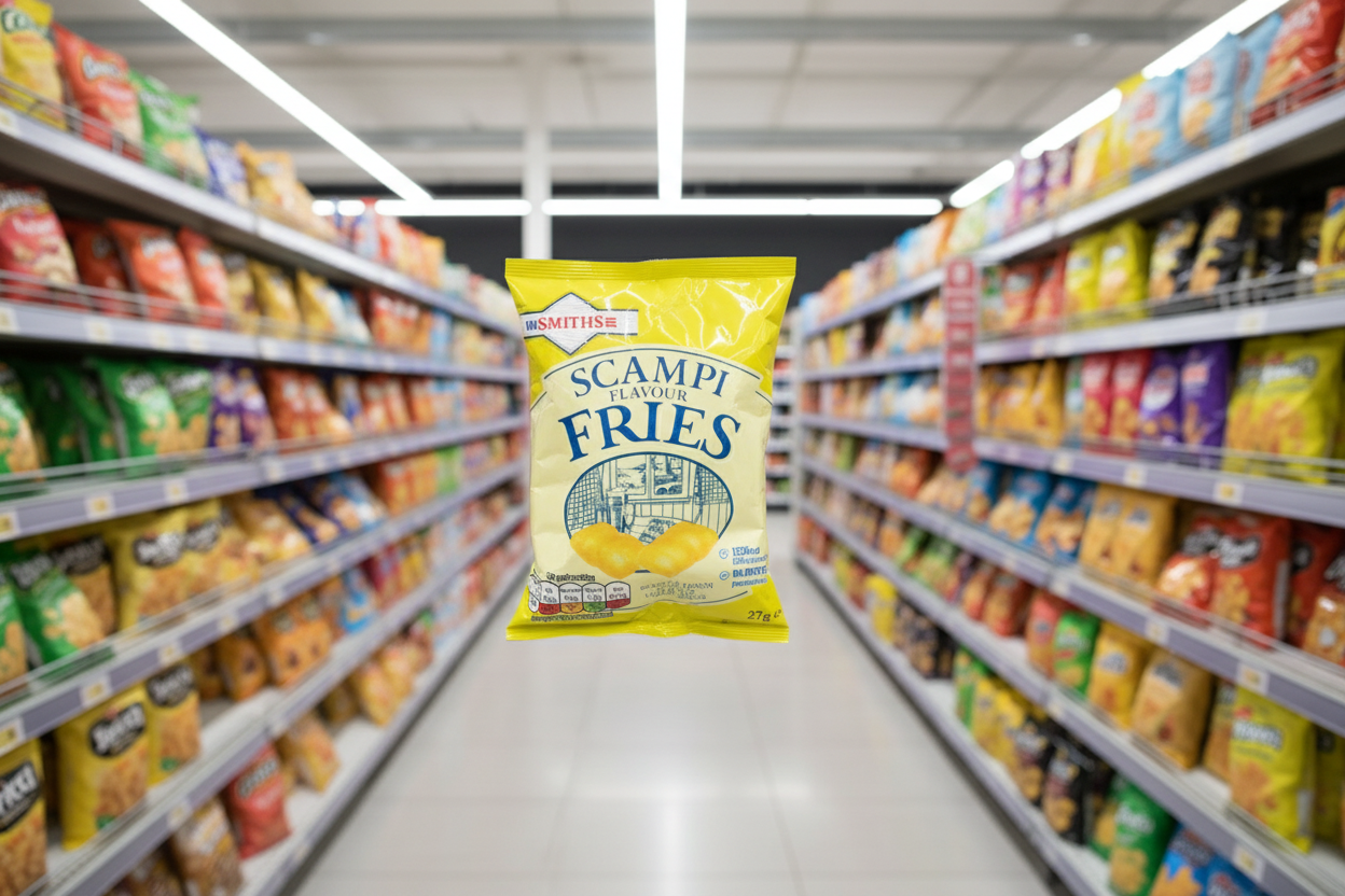 96 x Smiths Fries Scampi & Lemon 27G