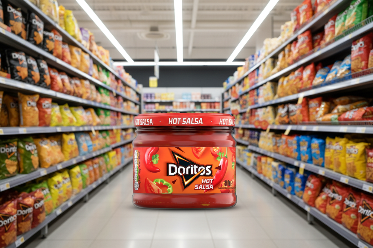 6 x Doritos Hot Salsa Dip 300Gm