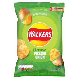 Walkers Pickled Onion 32.5Gm